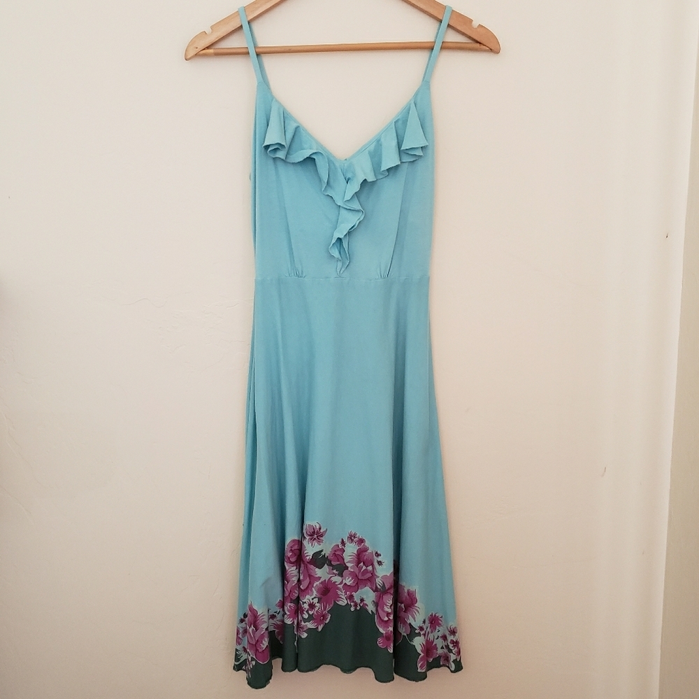 Beautiful Patagonia blue floral dress size small